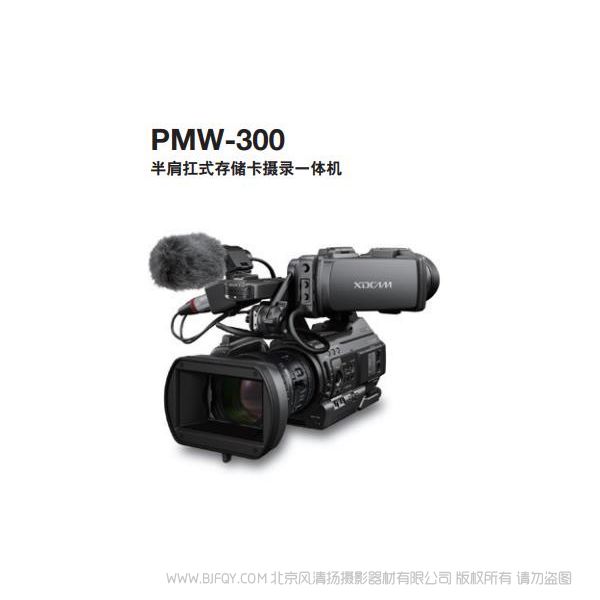 索尼 PMW-300 半肩扛式存儲卡攝錄一體機  宣傳手冊 經銷商 指南 宣傳冊 pdf 