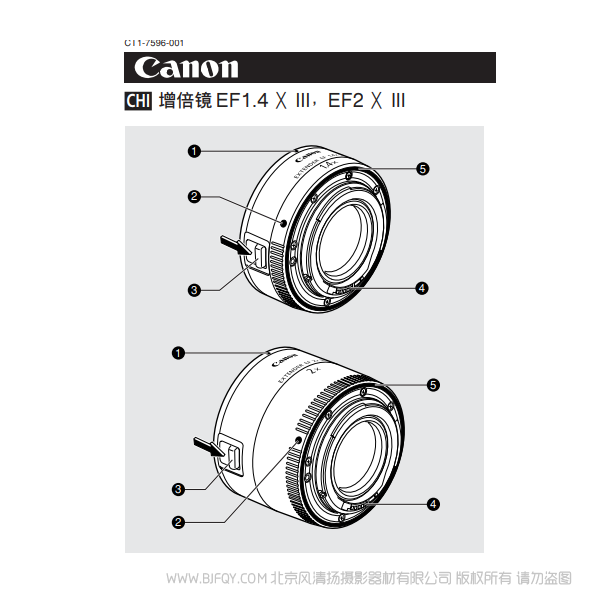 佳能 EXTENDER EF2X III   2倍增距鏡 1.4倍  1.4X 第三代 兼容列表 說明書下載 使用手冊 pdf 免費 操作指南 如何使用 快速上手 