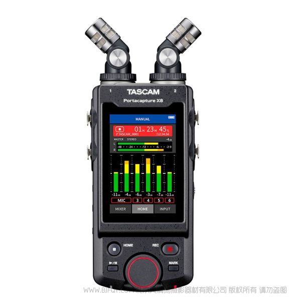 達(dá)斯冠 Tascam Portacapture X8 錄音機(jī) 1.32固件升級 說明書下載 使用手冊 pdf 免費(fèi) 操作指南 如何使用 快速上手 