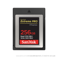 閃迪 SDCFE-256G-ZN4IN 至尊超極速™ CFexpress™ Type B 存儲卡 SanDisk 產品 CFE256GB 256 GB  1700MB 速度