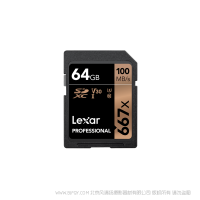 雷克沙 LSD0667064G-RNNNC  Lexar® Professional 667x SDXC™ UHS-I 存儲(chǔ)卡 64G  讀100MB/S  寫90MB/S