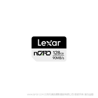 雷克沙 LNCARD128G-BNNNC Lexar® nCARD 存儲(chǔ)卡 128G  讀90MB/s, 寫70MB/s