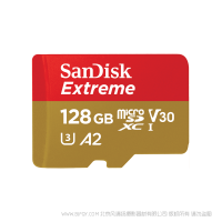 SanDisk閃迪 SDSQXA1-128G-ZN6MA  128G內(nèi)存卡micro sd卡 相機(jī)卡128GB無人機(jī)卡TF卡A2高