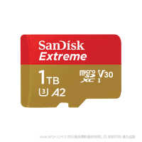 閃迪 SDSQXA1-1T00-ZN6MA  1TB MicroSD卡無人機(jī)存儲(chǔ)卡運(yùn)動(dòng)相機(jī)卡TF卡儲(chǔ)存卡