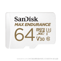 閃迪™  SDSQQVR-064G-ZN6IA 專業(yè)級高耐用 microSD™ 存儲卡 SanDisk 產(chǎn)品 64GB