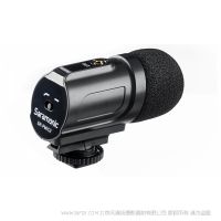 楓笛 Saramonic  SR-PMIC2記者采訪錄音麥克風立體聲電容式外接節目錄音話筒 立體聲 心型電容麥克風 相機麥克風 攝像機麥克風 