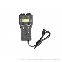 楓笛 Saramonic SmartRig + UC 雙聲道音頻接口 可以連接專業麥克風/吉他 使用USB Type-C設備創建音樂 