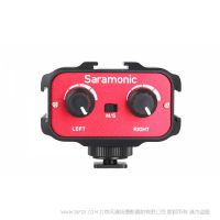 楓笛 Saramonic SR-AX100 混音器 專為單反相機和小型攝像機設計的混音器 兩個單聲道或一個立體聲音