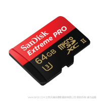 閃迪 SanDisk TF卡  microSDXC UHSⅡ 儲存卡 64GB 讀速275MB/s 寫速100MB/s 至尊超極速 U3 手機 gopro相機 無人機內存卡存儲卡 64G 