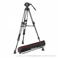 曼富圖 Manfrotto MVK504XTWINFA 504X液壓攝像云臺和645快開雙管鋁合金攝像三腳架套裝