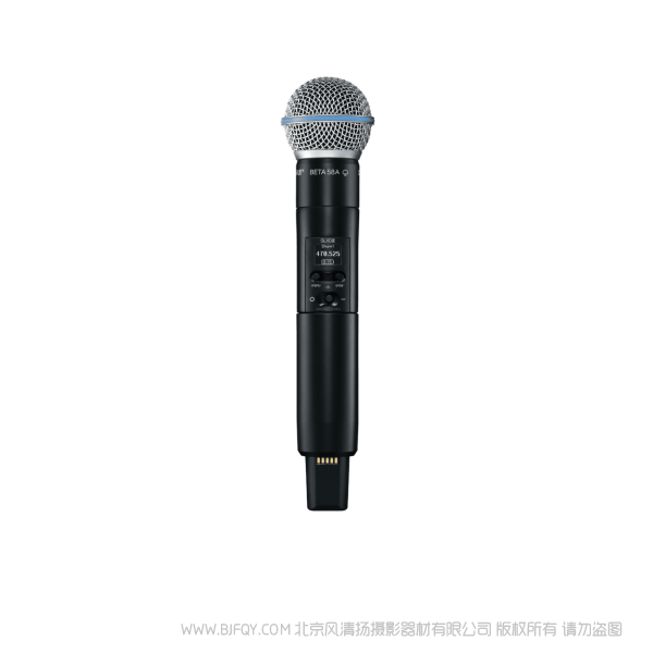 Shure 舒爾 SLXD2/B58    配備Beta®58A話(huà)筒頭的手持式發(fā)射機(jī)  SLXD24CN/B58套裝