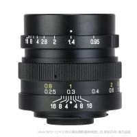 中一光學 Speed Master 25mm F0.95 適用于M43口、工業(yè)C口