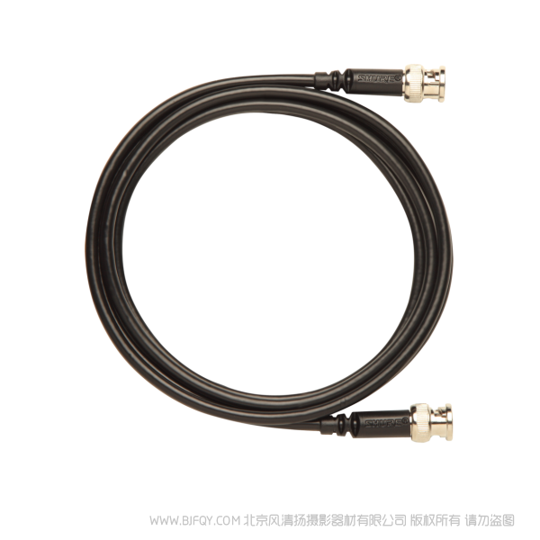 舒爾 Shure UA806 同軸電纜，BNC-BNC，RG58C/U型，50Ω，長(zhǎng)6英尺（2米）。