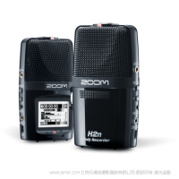 Zoom H2n 手持錄音機  X/Y、Mid-Side、2 聲道環(huán)繞聲和 4 聲道環(huán)繞聲  五個內置麥克風和四種不同錄音模式