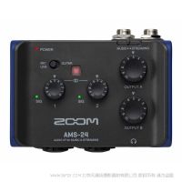 Zoom AMS-24  2進4出  現(xiàn)場獨奏發(fā)行和家庭錄音  推流器 