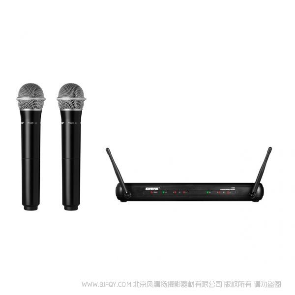 Shure 舒爾 SVX288/PG28 雙人聲無線系統  一拖二手持麥克風套包 