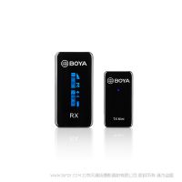 BOYA 博雅 BY-XM6-S1 Mini 2.4GHz迷你雙通道無線麥克風(fēng)系統(tǒng) 3.5口 TRS 1V1 一拖一 無充電盒