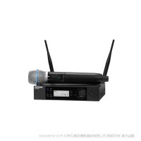 Shure 舒爾 GLXD24R+/B87A 數(shù)字無線機(jī)架系統(tǒng)（采用BETA®87A人聲話筒）