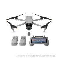 大疆 DJI Air 3 暢飛套裝（帶屏遙控器 & 增強圖傳模塊） Air3 無人機 雙 4800 萬像素拍照 雙 4K/60fps HDR 視頻 DJI O4 20 公里高清圖傳