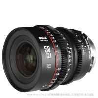 MEKE 美科 S35 Prime 50mm T2.1 Super35電影鏡頭 適配：BMD6K/佳能/專業攝影機PL